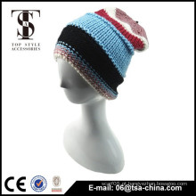 Hot Venda Nova Moda Outono Inverno chapéu Unissex Hip Hop Beanie Multi Color Beanie malha